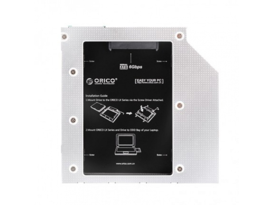 Переходник HDD/SSD в отсек CD/DVD SATA