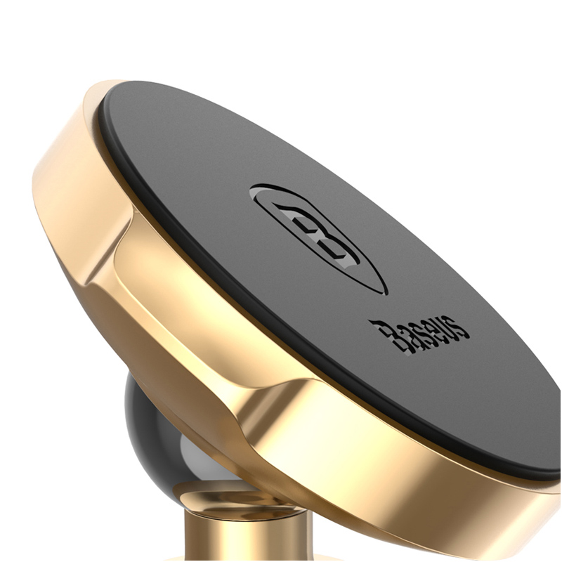 Автомобильный держатель Baseus Small Ears series Magnetic Bracket для смартфонов, магнитный, Золотистый SUER-B0V - фото 1