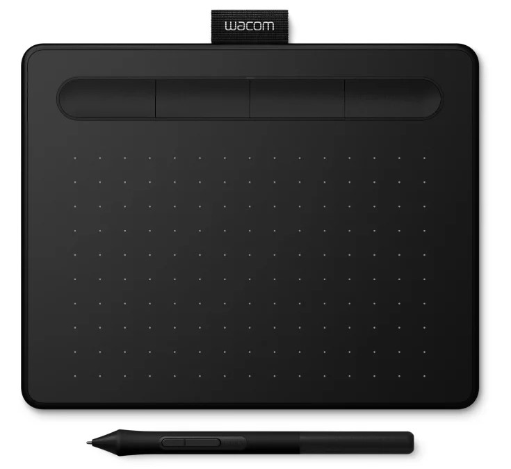 Графический планшет Wacom Intuos S, Черный CTL-4100K-N