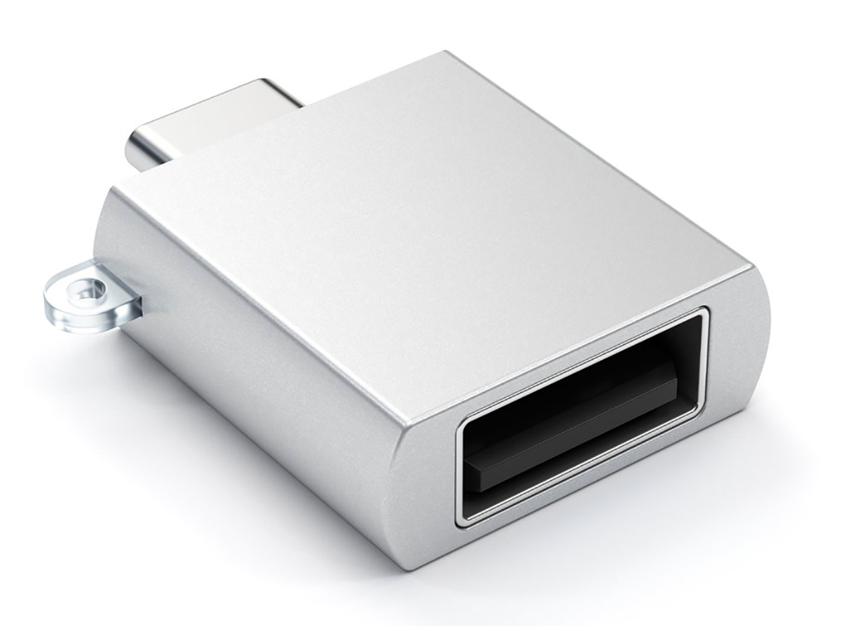 Адаптер Satechi Aluminum Type-C USB Adapter USB-C to USB 3.0, Серебристый ST-TCUAS
