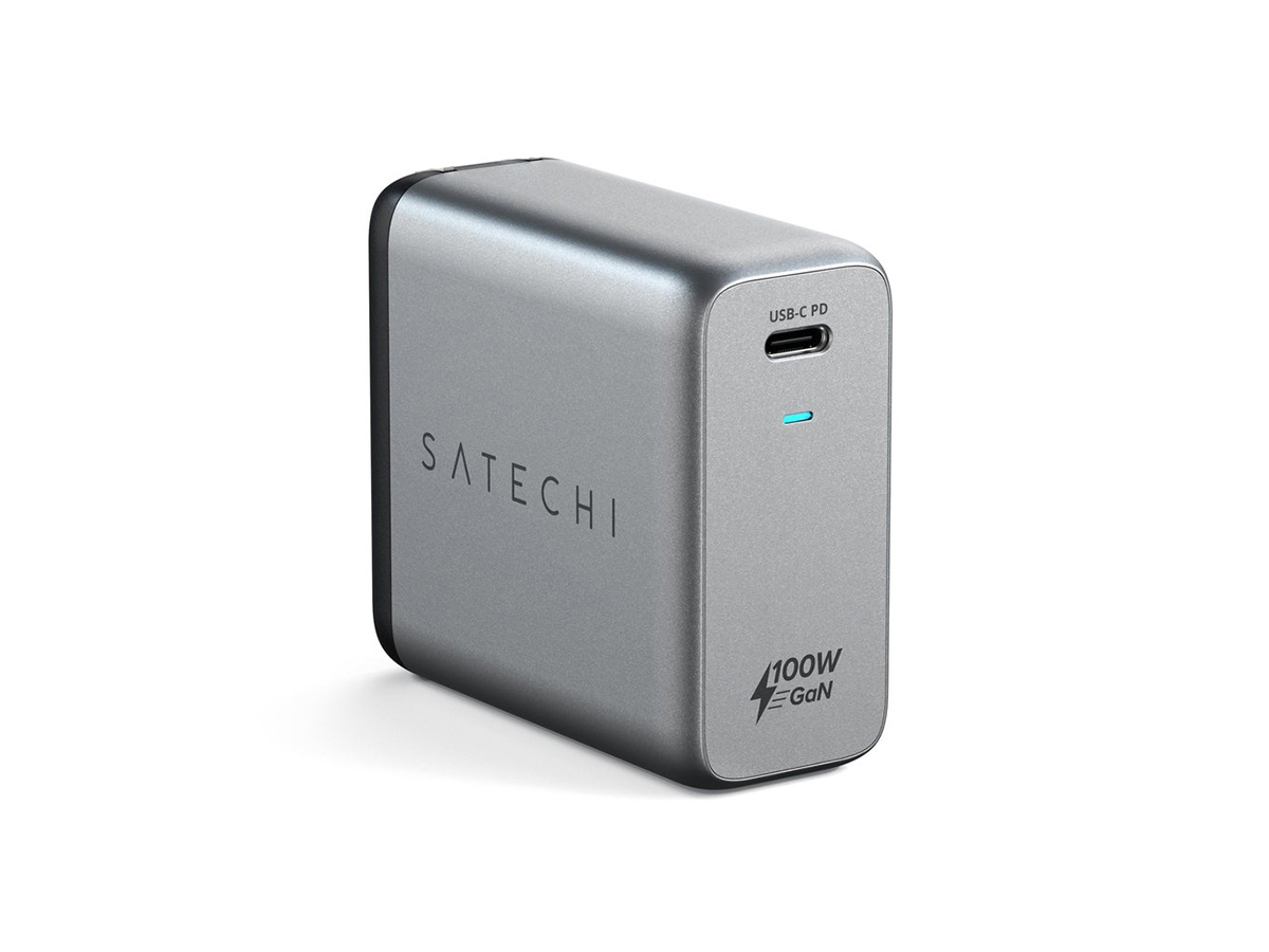 Сетевое зарядное устройство Satechi 100W USB-C PD Wall charger, USB Type-C (PD), Серый ST-UC100WSM-EU