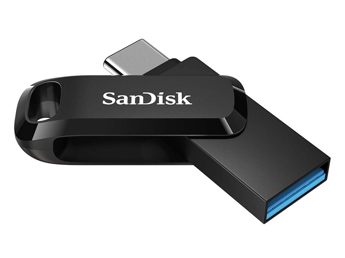 Флешка SanDisk Ultra Dual Drive Go 256Gb SDDDC3-256G-G46 USB 3.1/USB Type-C, Черный