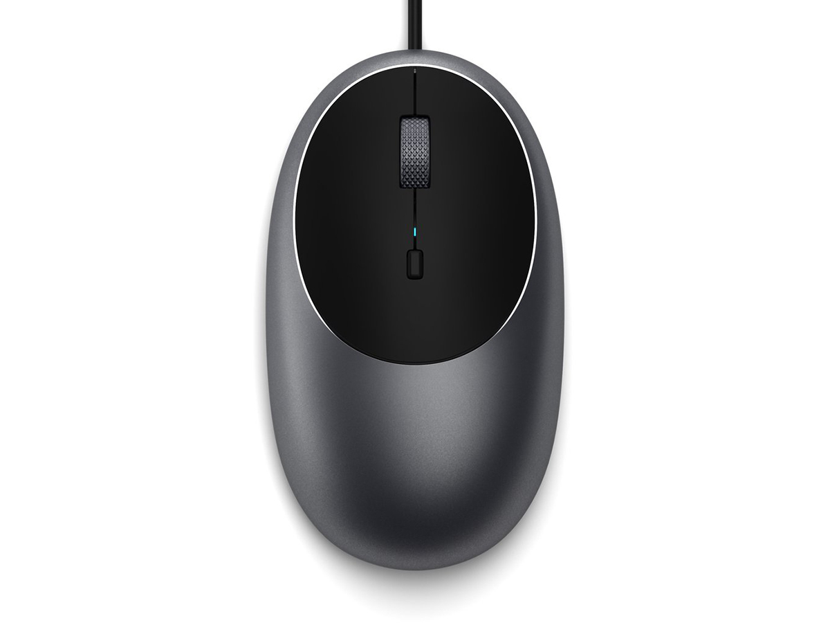 Мышь проводная Satechi C1 USB-C Wired Mouse, 3200 dpi, Серый ST-AWUCMM