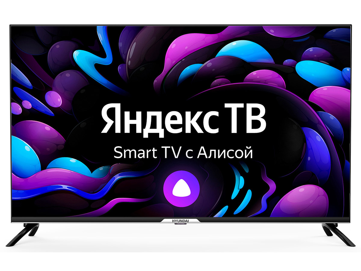 Телевизор Hyundai 43” LED, UHD, Smart TV (Яндекс.ТВ), Звук (16 Вт (2x8 Вт), 3xHDMI, 2xUSB, 1xRJ-45, Черный, H-LED43BU7003 - фото 1