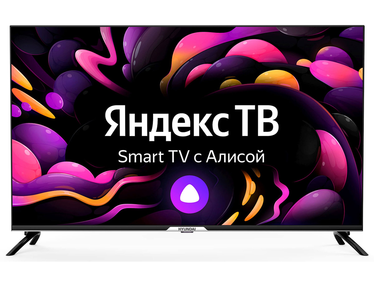 Телевизор Hyundai 50” LED, UHD, Smart TV (Яндекс.ТВ), Звук (16 Вт (2x8 Вт), 3xHDMI, 2xUSB, 1xRJ-45, Черный, H-LED50BU7003 - фото 1