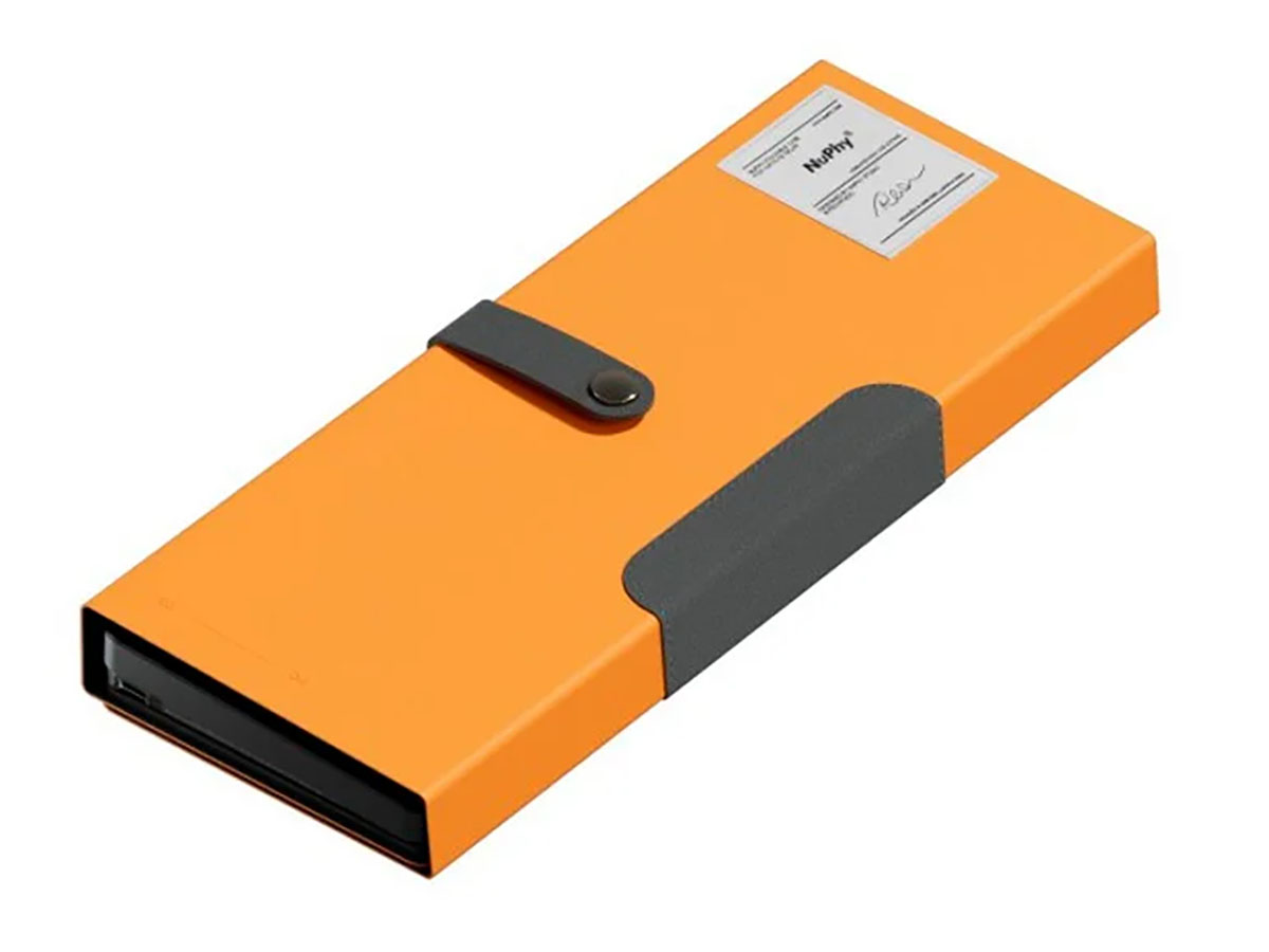 Чехол для клавиатуры Nuphy NuFolio V2 Air75 Case Orange, Пластик/Искусственная кожа, Оранжевый AIR75-Case - фото 1