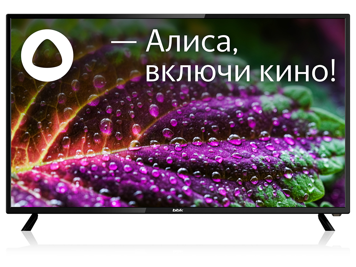 Телевизор BBK 43" LED, UHD, Smart TV, (Яндекс.ТВ), Звук (16 Вт (2x8 Вт), 3xHDMI, 2xUSB, 1xRJ-45, Черный, 43LEX-8211/UTS2C (B)