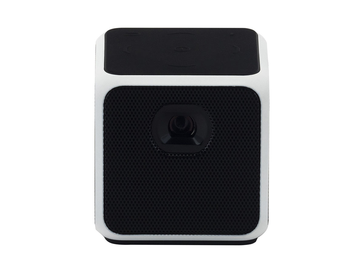 Проектор DIGMA DiMagic Cube E, USB, Mini Jack, Wi-Fi, BT, 50 Лм, 5000мАч, Черный/Белый DM004 - фото 1